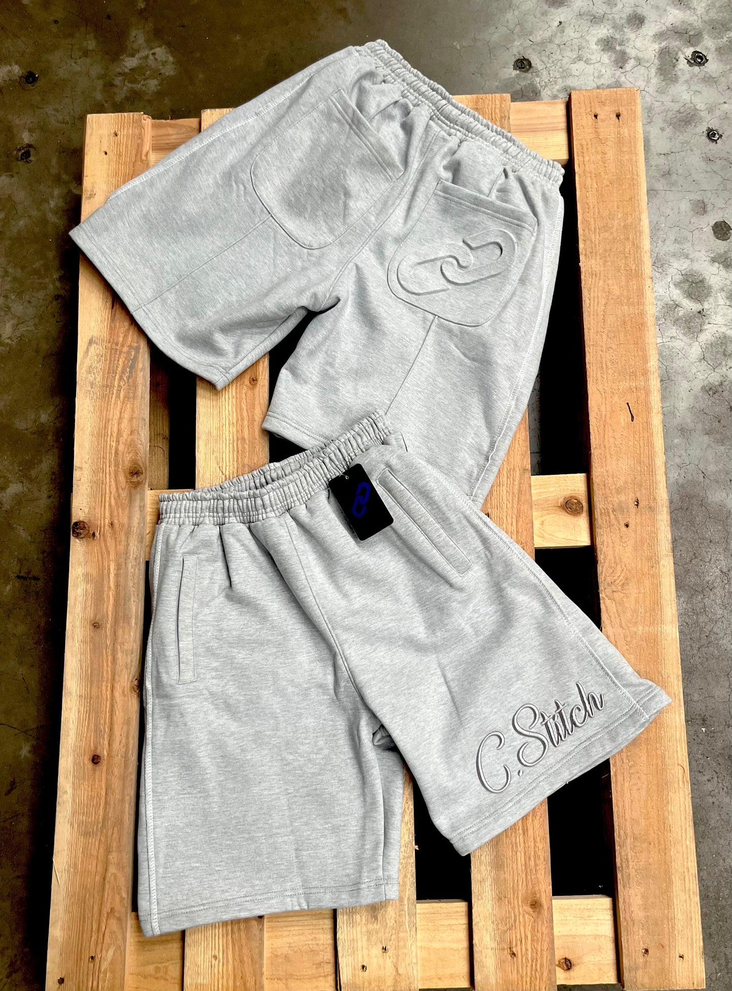 COZY GREY SHORTS